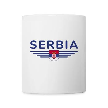 Design Serbie – Fierté et passion - Mug blanc - blanc - Devant