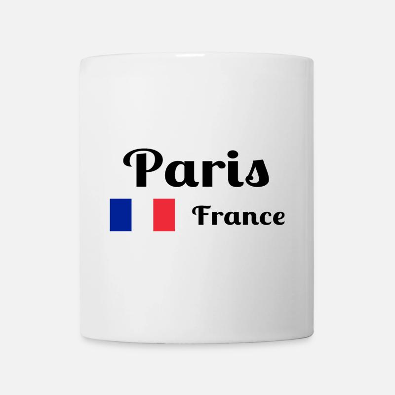 Paris Frankreich - Stilvolle Drucke - Tasse - Weiß