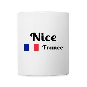 Nice France- Imprimés élégants - Mug blanc - blanc - Devant