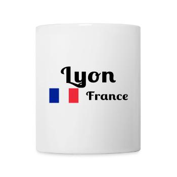 Lyon France- Imprimés stylés - Mug blanc - blanc - Devant