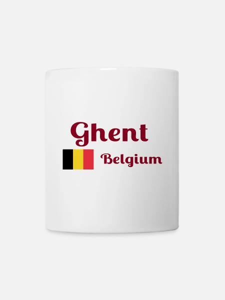 Ghent Belgium- Stylish prints - Mug - white