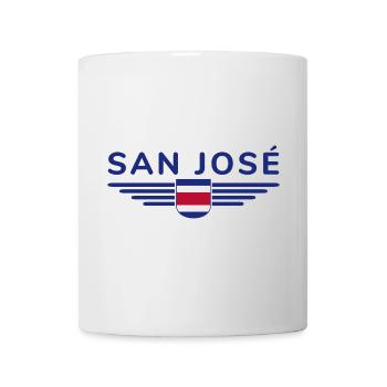 San José T-Shirt – Costa Rica Vibes - Tasse - Weiß - Vorne