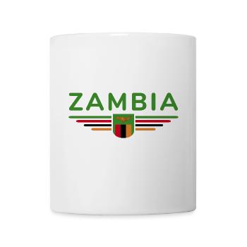 Zambia T-Shirt for Africa Fans - Mug - white - Front