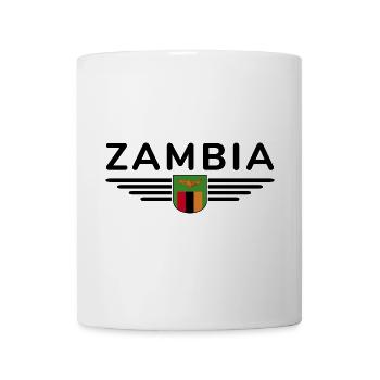 Zambia T-Shirt for Africa Fans - Mug - white - Front