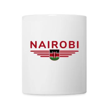 Nairobi Fans: T-Shirt für Kenia-Liebhaber - Tasse - Weiß - Vorne