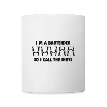 Barman Barman Dicton décontracté - Mug blanc - blanc - Devant