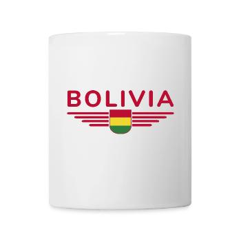 J’aime la Bolivie, T-shirt design de style élégance - Mug blanc - blanc - Devant
