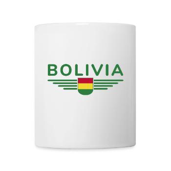 J’aime la Bolivie, T-shirt design de style élégance - Mug blanc - blanc - Devant