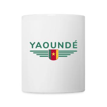 Yaoundé Design – Fier de la capitale du Cameroun - Mug blanc - blanc - Devant