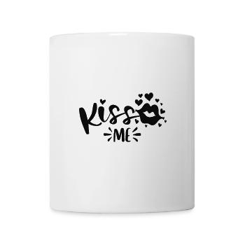 Kiss me Valentine's Day Kissing Lips - Mug - white - Front