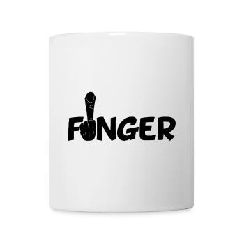 The finger (black) - Mug - white - Front
