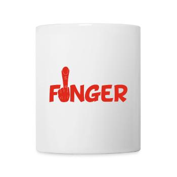 The finger (red) - Mug - white - Front