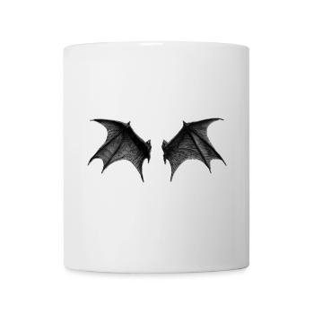 Dämonenflügel V2, dark-fantasy-Prints, für papa - Tasse - Weiß - Vorne