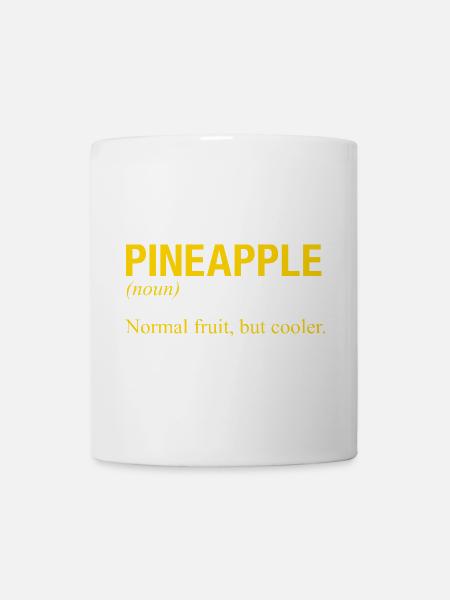 PINEAPPLE Ananas - Tasse - Weiß