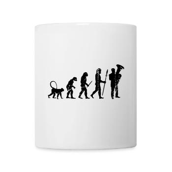 Development of the Tuba Player - Mug - white - Front