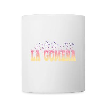 La Gomera Sommer Sonne Strand Meer Palmen Urlaub - Tasse - Weiß - Vorne