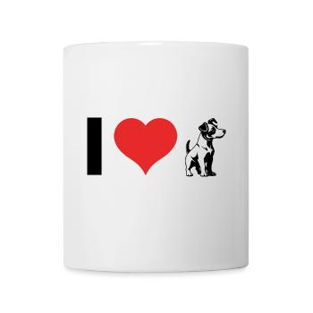 I love Jack Russell Terriers - Pet Design - Mug - white - Front