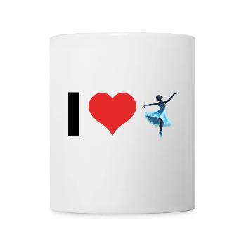 I Love Ballet - Sports Sticker - Mug - white - Front
