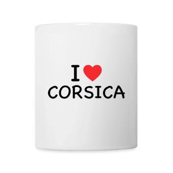 Ich liebe Korsika - Tasse - Weiß - Vorne