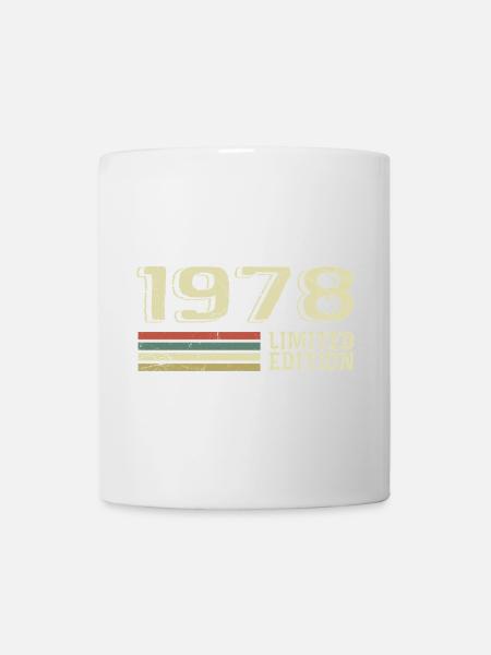 Born in 1978 Birthday 1978 Vintage 1978 - Mug - white