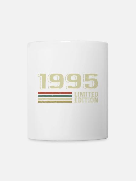 Nées en 1995 anniversaire 1995 Vintage 1995 - Mug blanc - blanc
