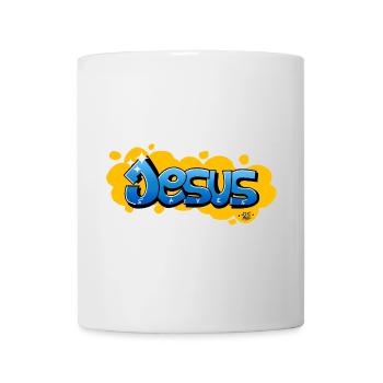 Jesus saves - Tasse - Weiß - Vorne