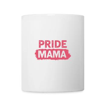 Stolze PRIDE MAMA Statement für Regenbogenfamilien - Tasse - Weiß - Vorne