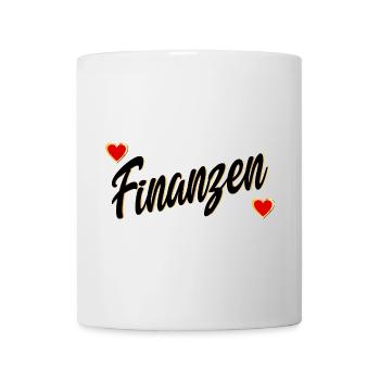 GELD LIEBEN FINANZEN - Tasse - Weiß - Vorne