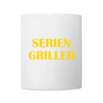 Seriengriller - die Lizenz zum Grillen Grillchef - Tasse - Weiß - Vorne