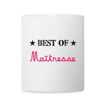 MISTRESS. MASTER. THANK YOU. THANK YOU MISTRESS. GIFT - Mug - white - Front