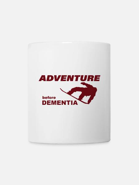 SNOWBOARD ADVENTURE - Tasse - Weiß