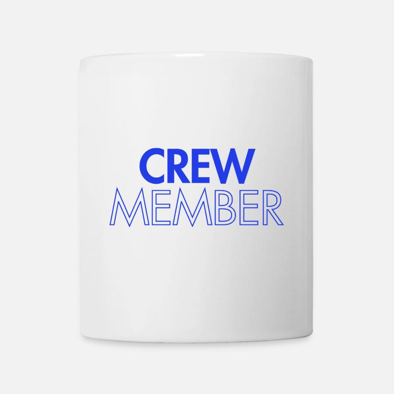 Crew Member - Personal - Orga - Mitarbeiter - Team - Tasse - Weiß