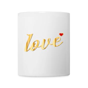 LOVE HEART MESSAGE - Mug - white - Front