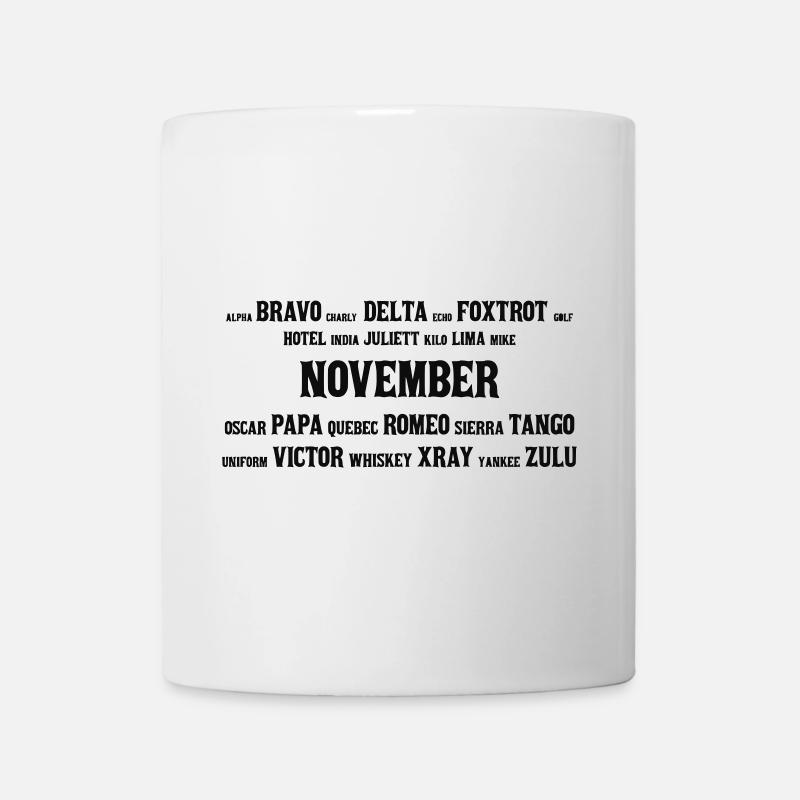 L'alphabet phonétique - Mug blanc - blanc