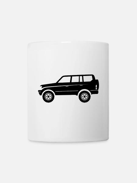 VUS d’aventure tout-terrain - Mug blanc - blanc