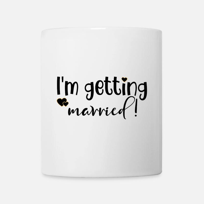 SE MARIER AVEC LA MARIÉE - Mug blanc - blanc
