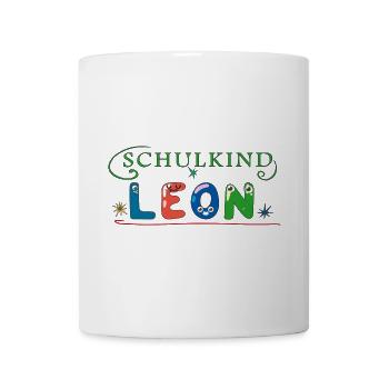 Schoolchild Leon - Mug - white - Front