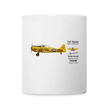 T-6 Texan - Tasse - Weiß - Vorne