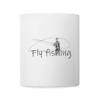 Fly fishing - Tasse - Weiß - Vorne