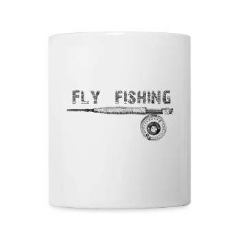 Fly fishing - Tasse - Weiß - Vorne