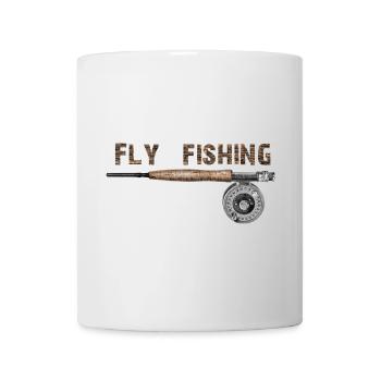 Fly fishing - Tasse - Weiß - Vorne