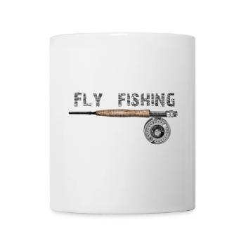Fly fishing - Tasse - Weiß - Vorne