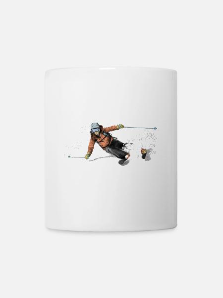 Ski - Tasse - Weiß