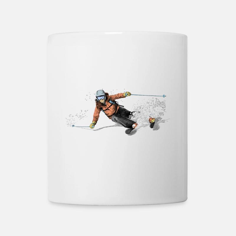Ski - Tasse - Weiß