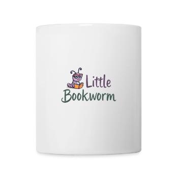 Little Bookworm - Lesewurm Bücherwurm - Tasse - Weiß - Vorne