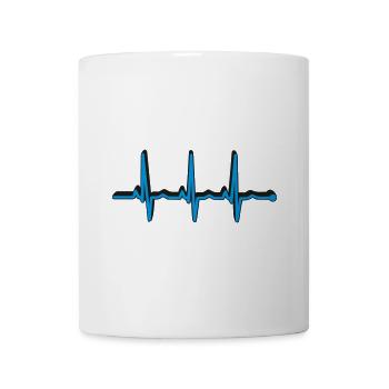 frequenz herzschlag - Tasse - Weiß - Vorne