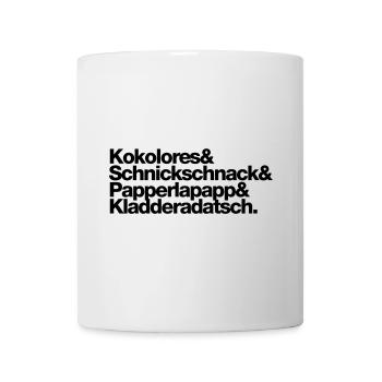 Kokolores frills Papperlapapp - Mug - white - Front