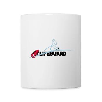 Lifeguard sauveteur aquatique - Mug blanc - blanc - Devant