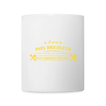 papa bricoleur - Mug blanc - blanc - Devant