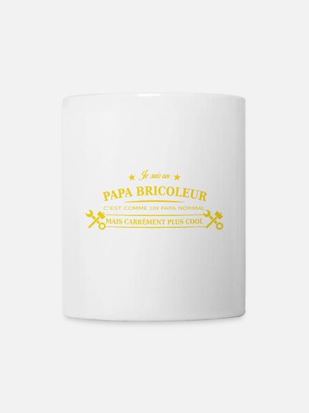 papa bricoleur - Mug blanc - blanc